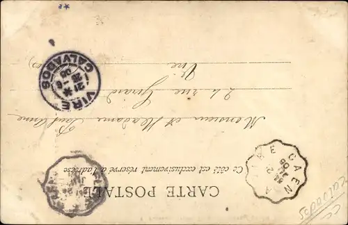 Ak Harcourt Calvados, La Roche Eunel