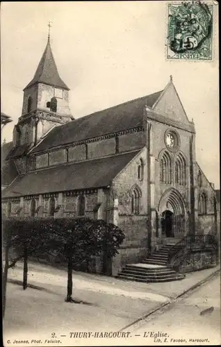 Ak Thury Harcourt Calvados, L'Eglise