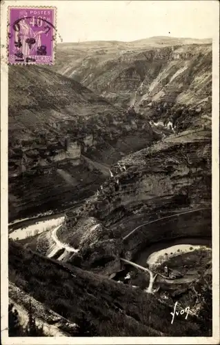 Ak Saint Chély du Tarn Lozère, Les Gorges du tarn