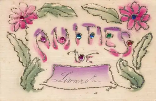 Präge Glitzer Ak, Amities toe