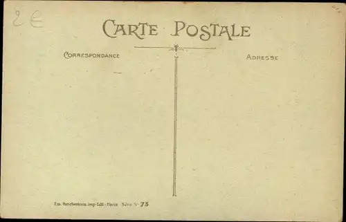 Künstler Ak Mon ch'vau, vous l'meneres pus facilement qu'vot'femme, Bauern mit Pferd