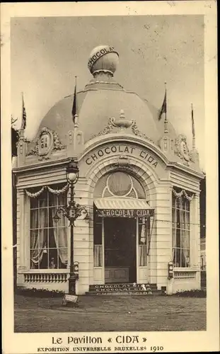 Ak Bruxelles Brüssel, Le Pavillon Cida, Exposition Universelle 1910