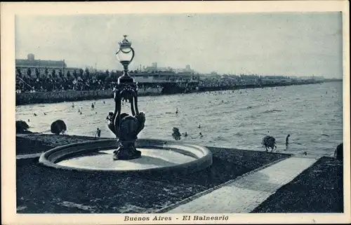 Ak Buenos Aires Argentinien, El Balneario