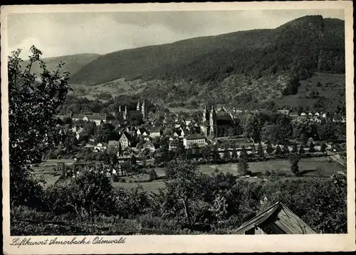 Ak Amorbach im Odenwald Unterfranken, Gesamtansicht