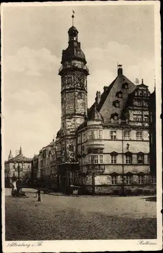 Ak Altenburg in Thüringen, Rathaus