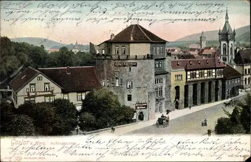 Ak Goslar am Harz, Hotel Achtermann