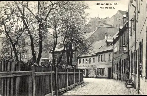 Ak Glauchau in Sachsen, Kaisergasse