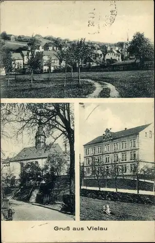 Ak Vielau Reinsdorf Sachsen, Ortsansichten