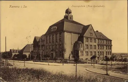 Ak Kamenz Sachsen, Lessingschule