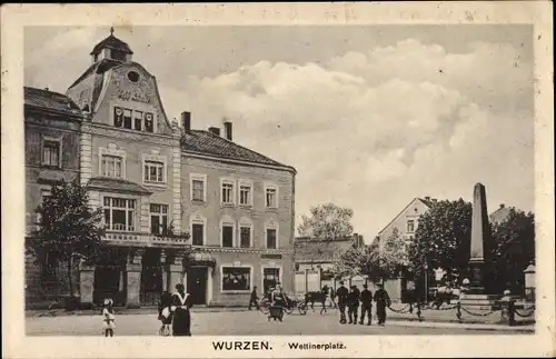 Ak Wurzen in Sachsen, Wettiner Platz