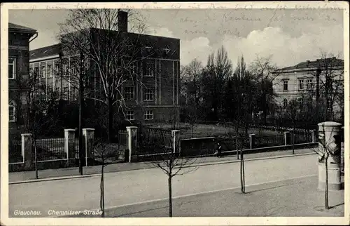 Ak Glauchau in Sachsen, Chemnitzer Straße