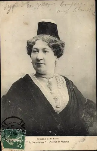 Ak Bouches du Rhône, A l'Arléienne, Nougat de Provence