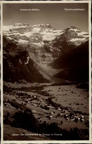 Ak Les Diablerets Ormont Dessous Kanton Waadt, Creux du Champ