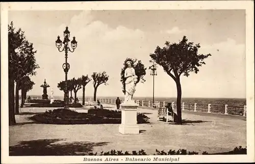 Ak Buenos Aires Argentinien, Balneario Municipal