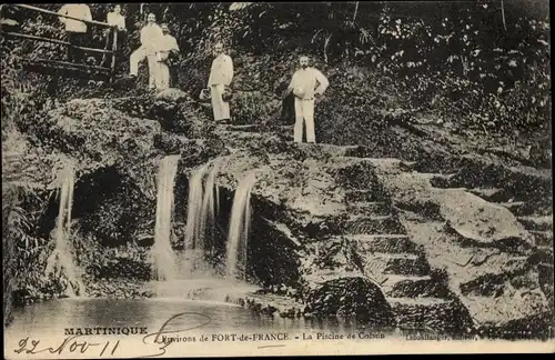 Ak Fort de France Martinique, La Piscine de Colson