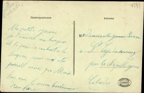 Ak Genneville Calvados, L'Eglise et le Monument