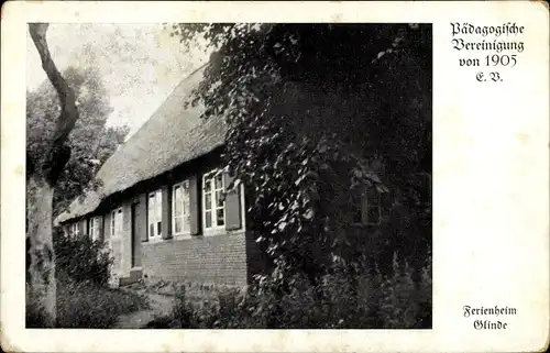 Ak Glinde in Schleswig Holstein, Pädagogische Vereinigung, Glinder Ferienheim