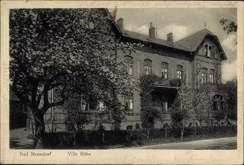 Ak Bad Nenndorf an der Weser, Villa Rühe