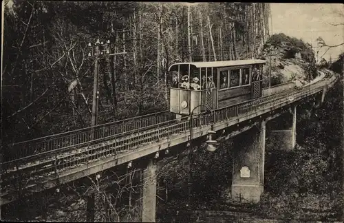 Ak Heidelberg am Neckar, Bergbahn, Standseilbahn