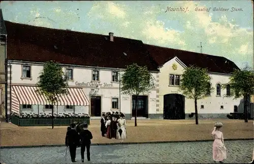 Foto Ak Naunhof bei Leipzig, Gasthof Goldner Stern