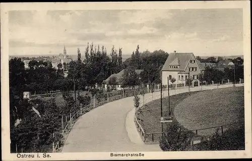 Ak Ostrau in Sachsen, Bismarckstraße