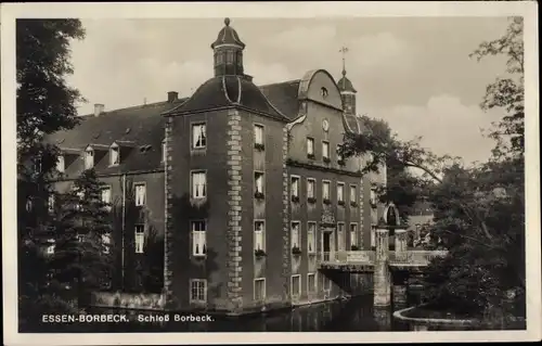 Ak Borbeck Essen Ruhrgebiet, Blick auf Schloss