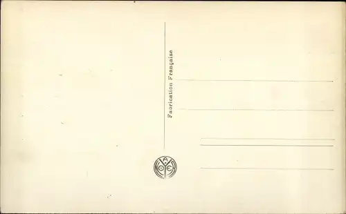 Ak La Catalane, Frau in Tracht