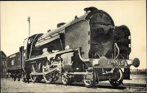 Ak Britische Eisenbahn, Southern Railway, Tender 915, Dampflok