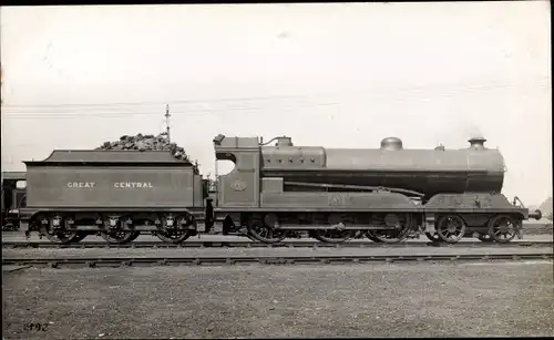 Ak Britische Eisenbahn, Great Central, Dampflok