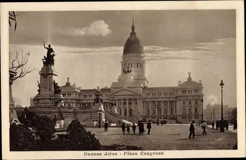 Ak Buenos Aires Argentinien, Plaza Congreso