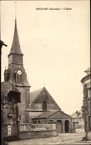 Ak Meulles Calvados, L'Eglise