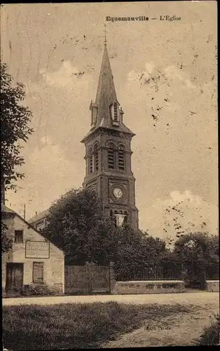 Ak Équemauville Calvados, L'Eglise