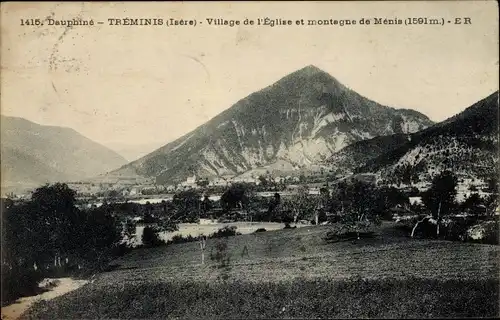 Ak Treminis Isère, Village de l'Eglise et montagne de Menis
