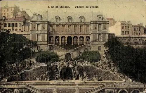 Ak Saint Étienne Loire, L'Ecole de Dessin