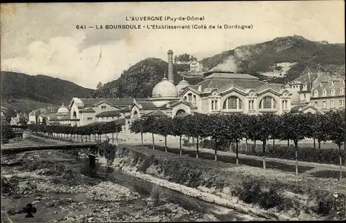 Ak La Bourboule Puy-de-Dôme, L'Etablissement, Cote de la Dordogne