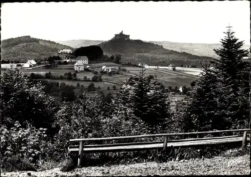 Ak Dagsburg Dabo Lothringen Moselle, Pension Bon Accucil, Panorama