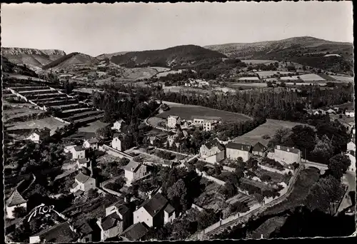 Ak Meyrueis Lozère, Gorges de la Jonte, Quartier des Villas