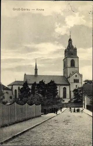 Ak Groß Gerau in Hessen, Kirche