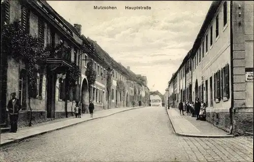 Ak Mutzschen Grimma in Sachsen, Hauptstraße