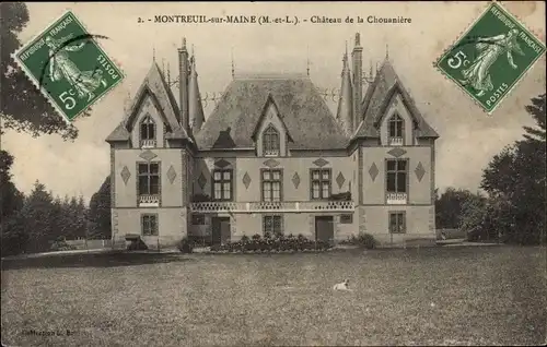 Ak Montreuil sur Maine Maine-et-Loire, Chateau de la Chouaniere