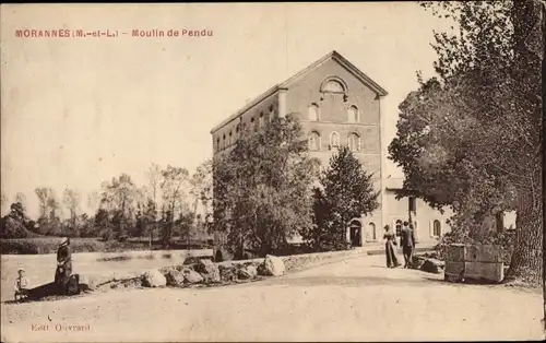 Ak Morannes Maine et Loire, Moulin de Pendu