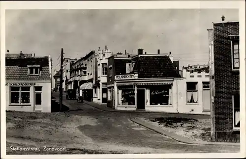 Ak Zandvoort Nordholland, Stationstraat
