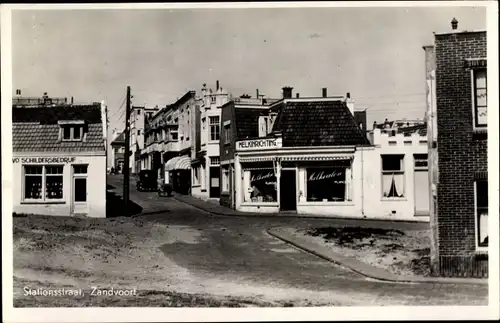 Ak Zandvoort Nordholland, Stationstraat