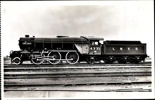 Ak Britische Eisenbahn, LNER, Tender 4771, Green Arrow, Dampflok