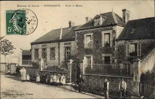 Ak Fourneaux Calvados, Ecole, Mairie