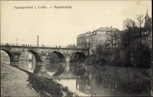 Ak Sarreguemines Saargemünd Lothringen Moselle, Saarbrücke
