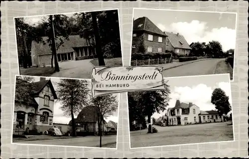 Ak Bönningstedt in Schleswig Holstein, Straßenpartien, Bäckerei