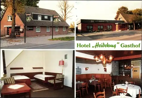 Ak Etz Appen in Holstein, Hotel Heidekrug, Wedeler Chaussee 20