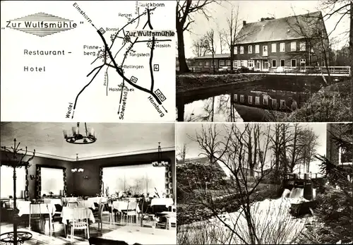 Ak Tangstedt bei Pinneberg, Zur Wulfsmühle, Restaurant, Hotel