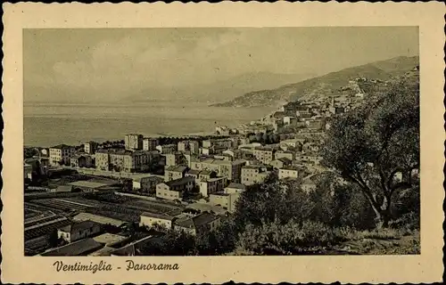 Ak Ventimiglia Liguria, Panorama